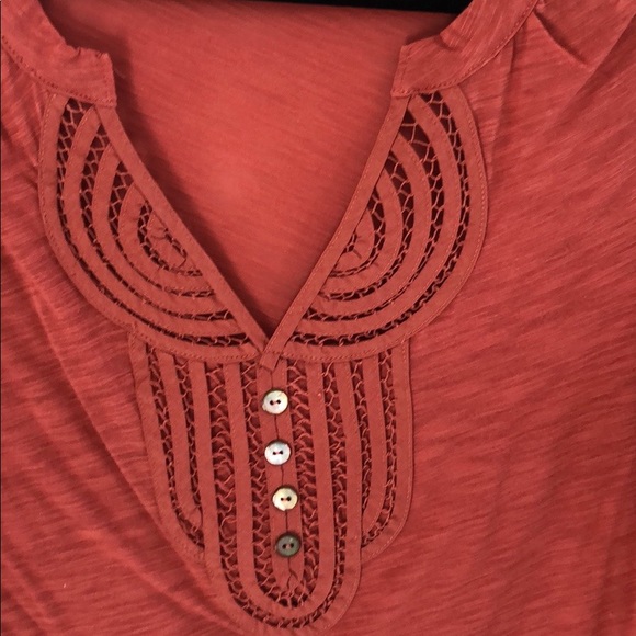 Anthropologie C Keer Loop de Loop Henley Top - Picture 3 of 7